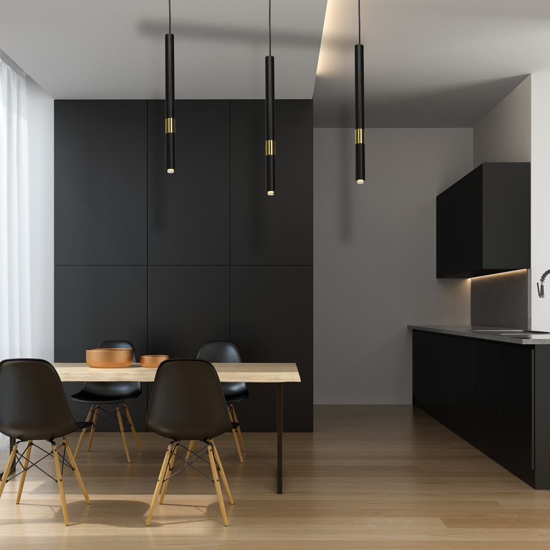 Lampa MiLAGRO Monza Black Gold