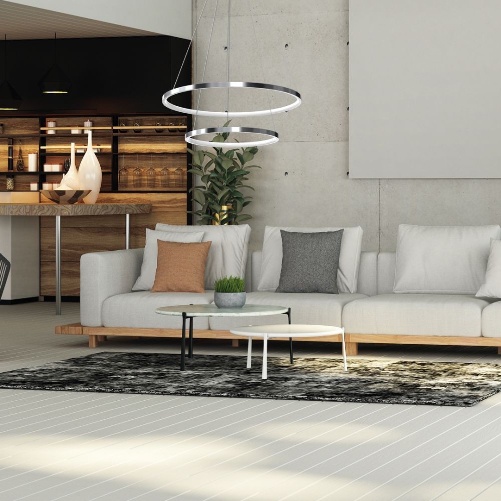 Podwójna lampa wisząca Rotonda MiLAGRO