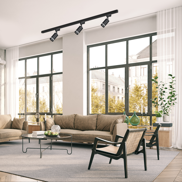 Czarne szynoprzewody TRACK LIGHT MiLAGRO