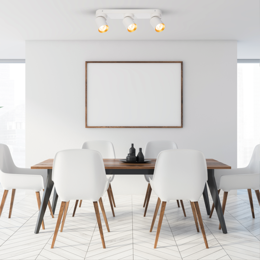 Biała lampa sufitowa MiLAGRO Andy