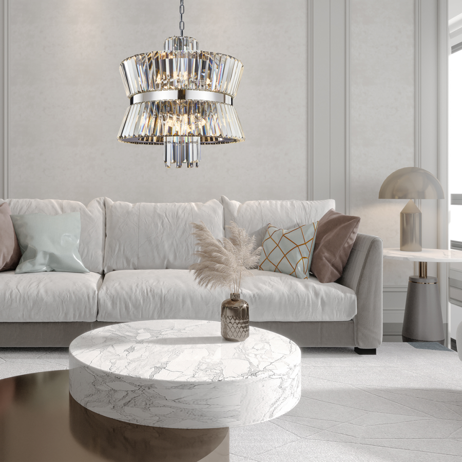 Żyrandol glamour MiLAGRO Aurelia