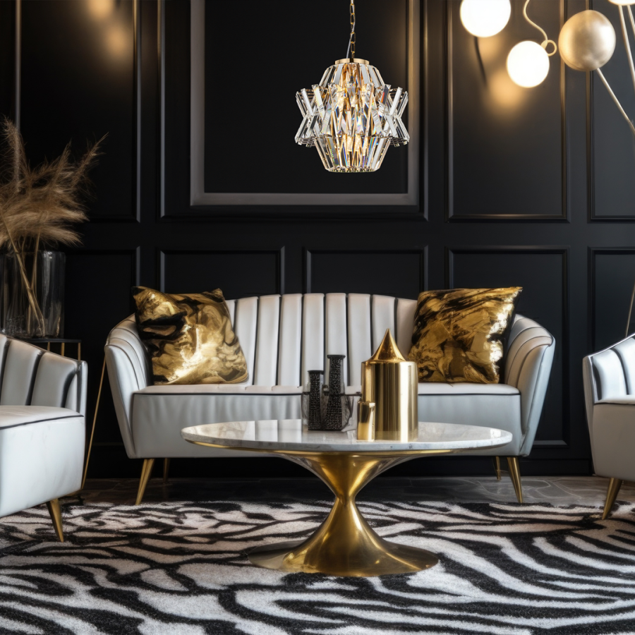 Żyrandol glamour MiLAGRO Crown